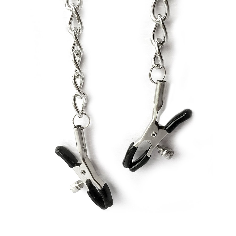 Hot Sell Quality Collar with Nipple Clamps Female Bondage Gear Sex Toys for Couples SM Game