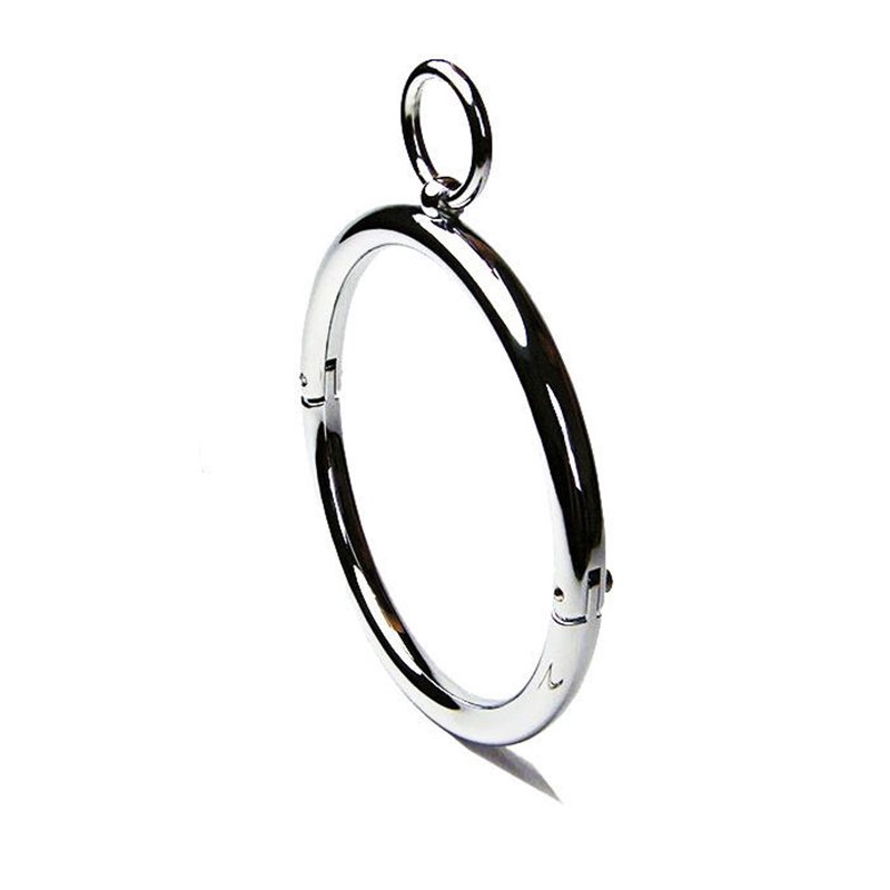 Adult BDSM Metal Sex Collar Leather Bondage Gear for Couples SM Sex Toys for Male Pleasure