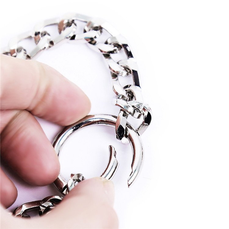 Stainless Metal Handcuffs BDSM Flirting Toy for Couples sex toys for woman men sm bondage kit sex toy online%