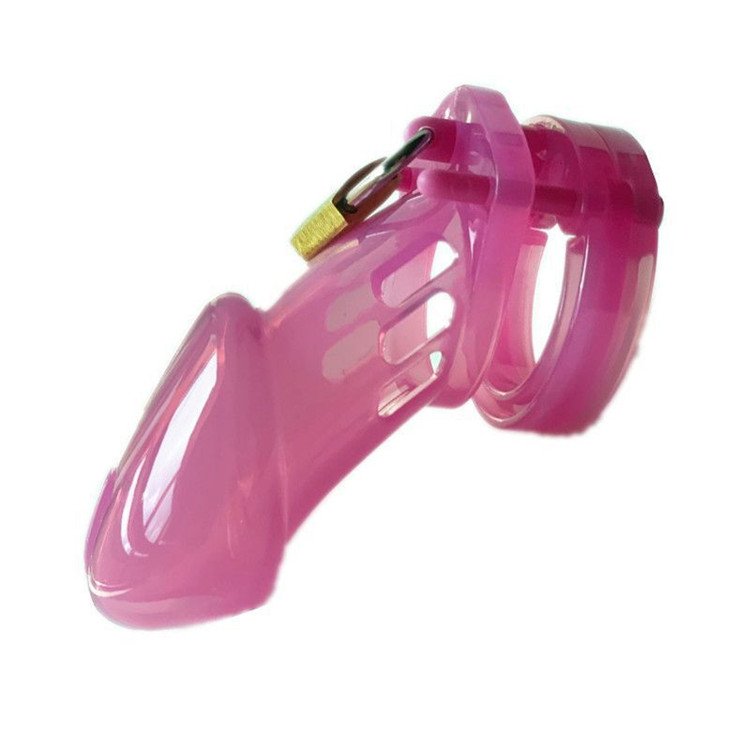 Resin Male Chastity Cock Cage With 5 Penis Cock Ring Sleeve Lock Penis Cage Bondage Sex Toy For Men