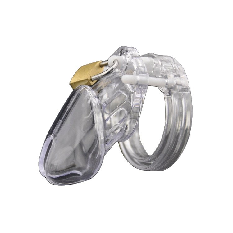 Resin Male Chastity Cock Cage With 5 Penis Cock Ring Sleeve Lock Penis Cage Bondage Sex Toy For Men