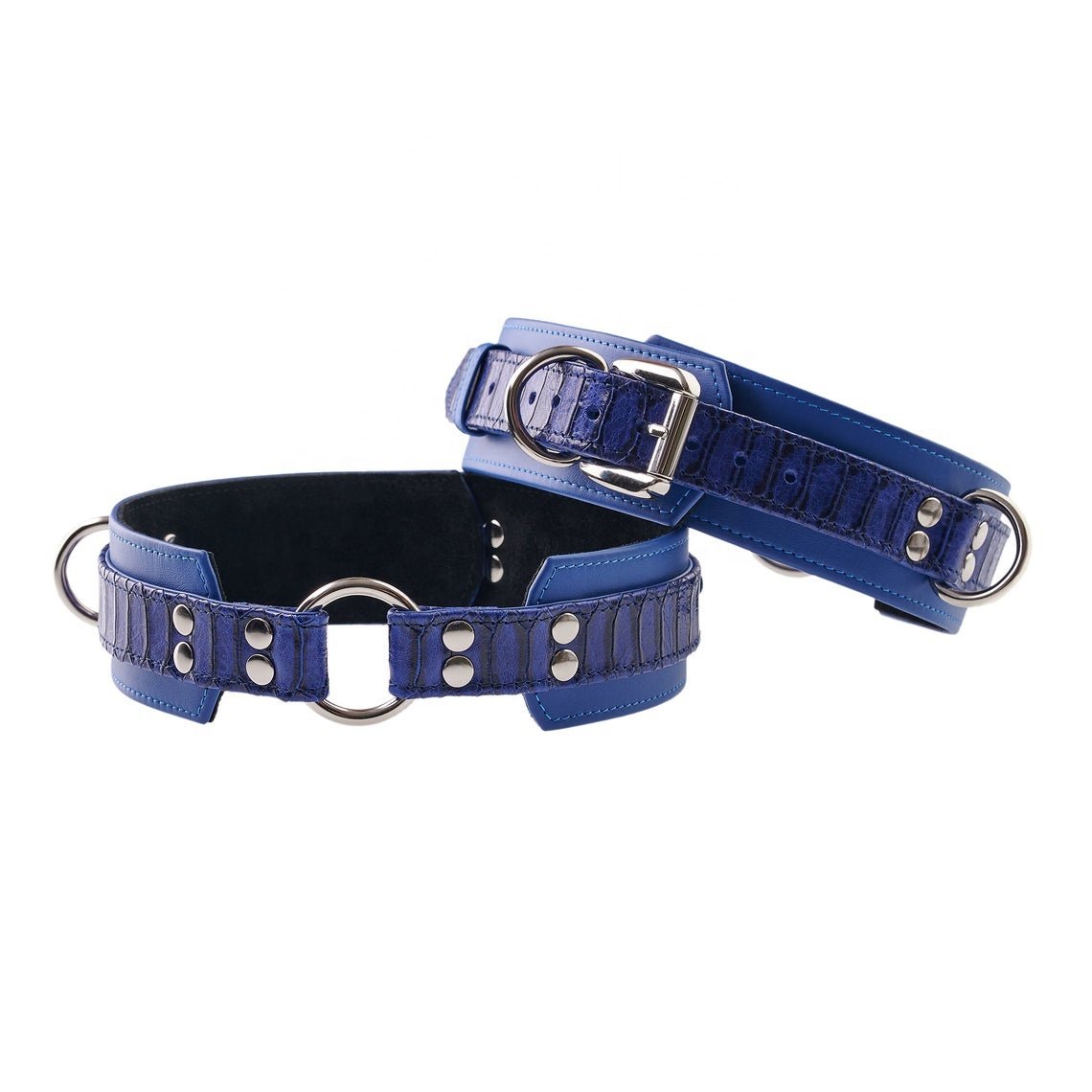 New BDSM Premium Set Full White BDSM Set Submissive Bondage Gear Premium Sub Collar Leash Cuffs Restraint TFY-0003 Daily Usage