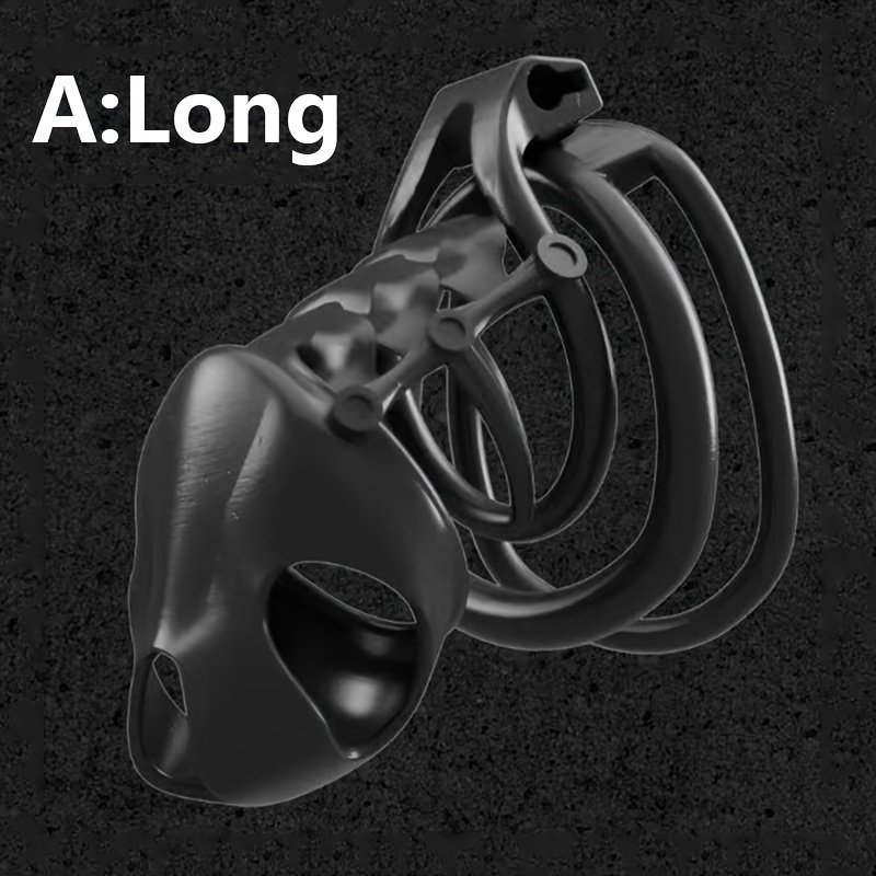 high quality Men's ABS Nautilus Estim Chastity Cage Black Male Chastity Sex Toys for Adults' Bondage Gear and Cock Cage