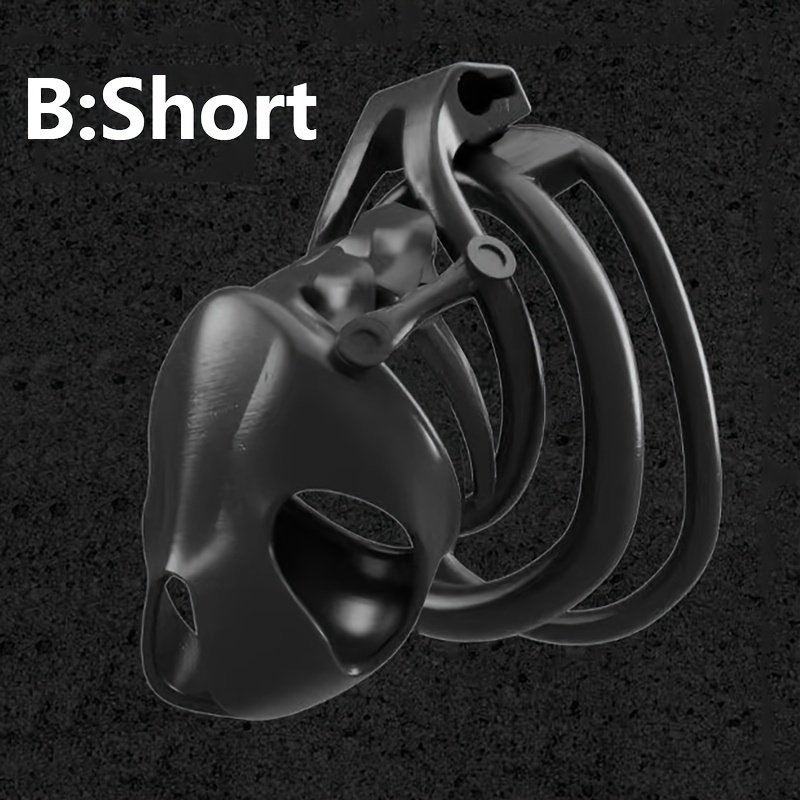 high quality Men's ABS Nautilus Estim Chastity Cage Black Male Chastity Sex Toys for Adults' Bondage Gear and Cock Cage