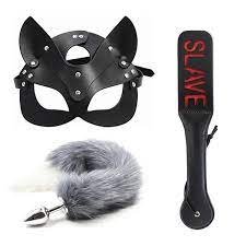 Collar Cuffs Flogger Bondage Fetish kit