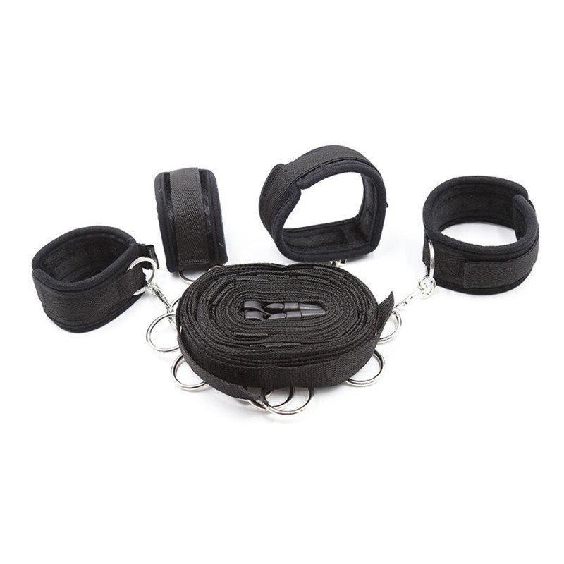 Restraint Gear Sex Toys Couple Exotic Adult Couple Women Black Set Material Origin Type Colour Roleplay BDSM Bondage Suit