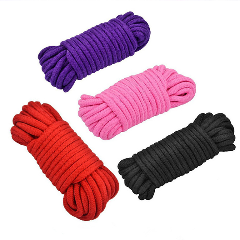 Wholesale Price Colorful SM Sex Ropes Erotic Sex Adults Game Toys Nylon Rope Bondage Restraint for Couples