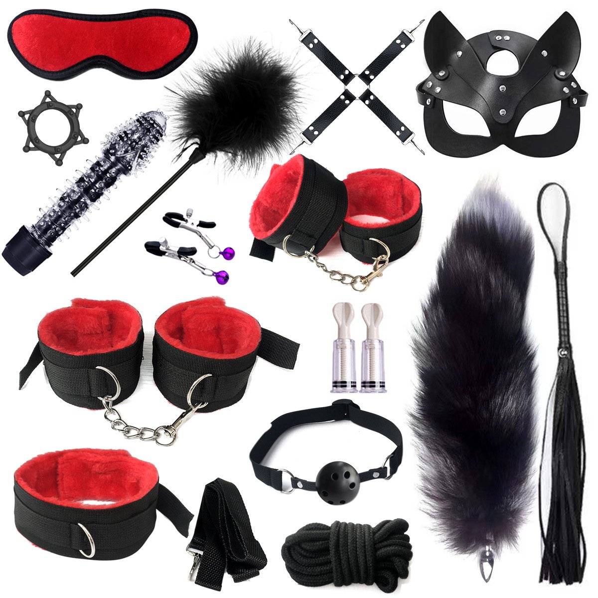 Sm Anal Vibrator Accessories Bdsm Restraints Kits Slave Game Gear Bondage Set With Sex Toys For Couple