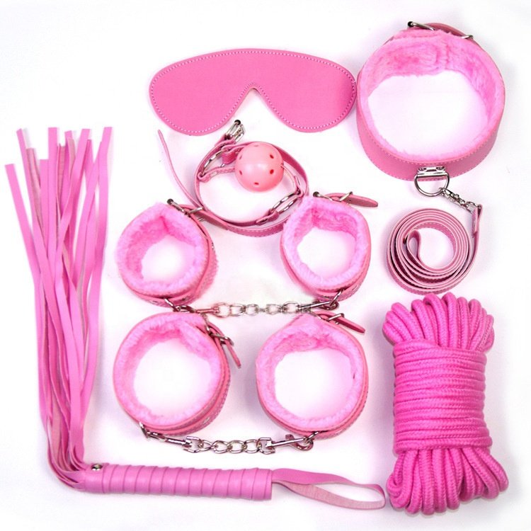 bdsm sex toys slave 7 Kits Plush Sex Games bdsm kits plush bondage set sex toys bondage male female game