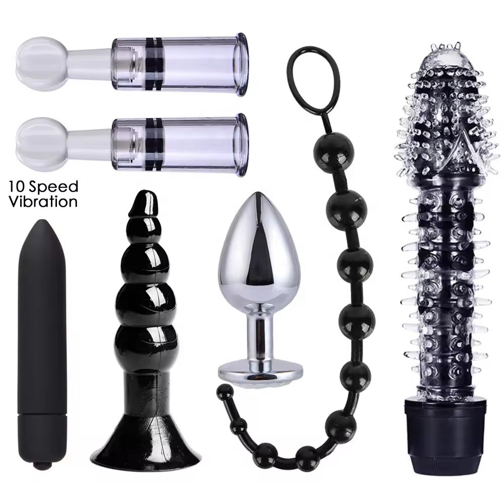 Senior BDSM Products Bondage Kits Genuine Leather Restraint Set Fetish Gear Erotic Role Play 26 pieces BDSM Adult Cosplay Games