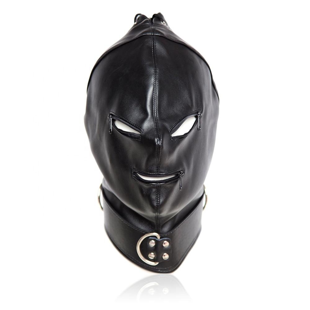 Factory BDSM Bondage Hood PVC Puppy Hood Leather Hood Eye Mask BDSM-Gear Fetish Mask Bondage Restraints