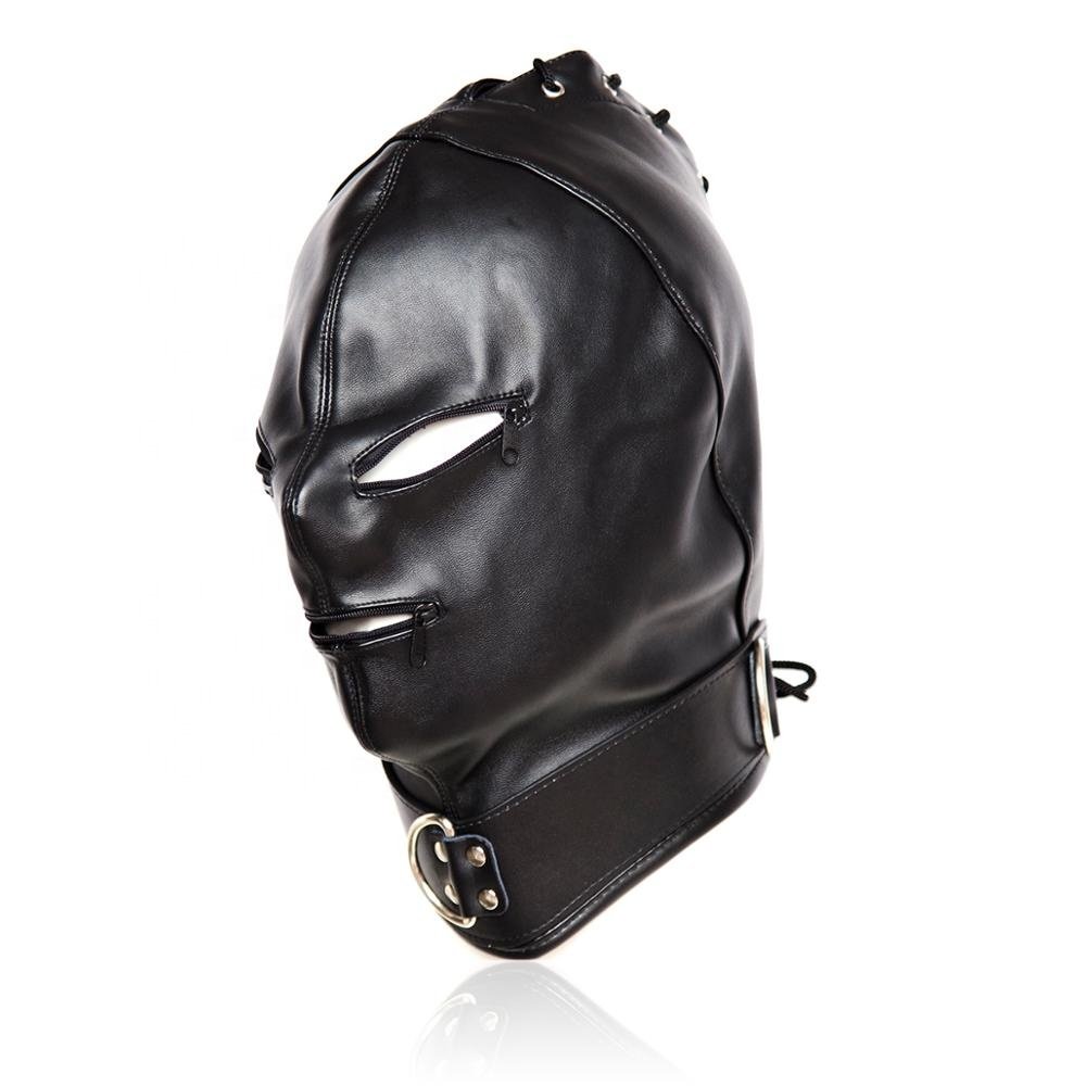 Factory BDSM Bondage Hood PVC Puppy Hood Leather Hood Eye Mask BDSM-Gear Fetish Mask Bondage Restraints
