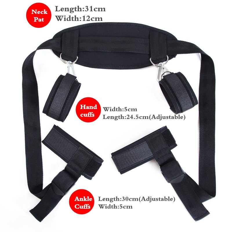 Bed Bondage Restraints Belts SM Sex Slave Restraints BDSM Bondage Toys