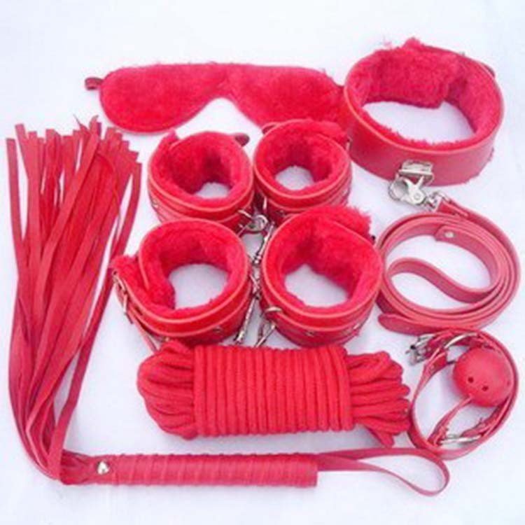 SM Products Nipple Pliers Whip Leather Sex Exotic Toy Rope BDSM Set Adult Handcuffs Kit handcuffs for Couples Bondage Gear