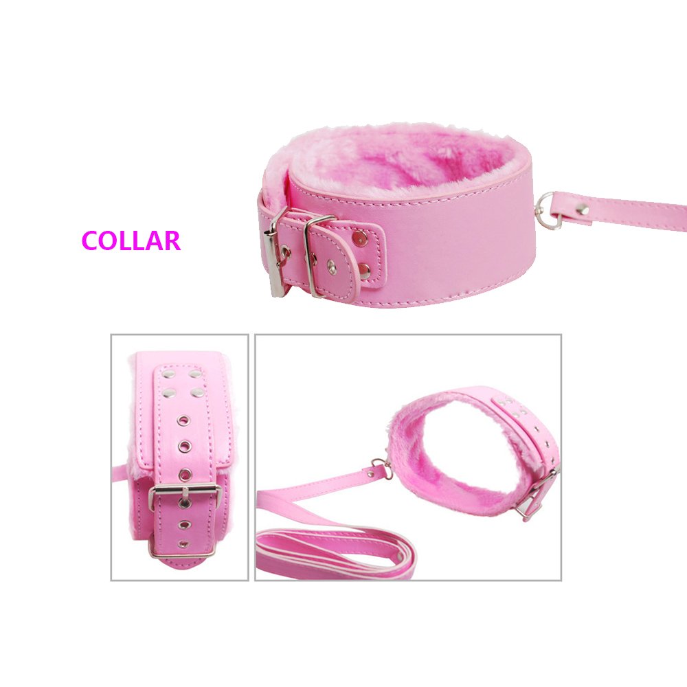 BDSM Bondage PU Leather Fetish Kit Restraints Slave Sex Toy Bondage For Couples