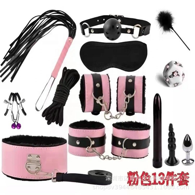 Vico bdsm 13pcs bondage factory price SM bondage restraint 10 Pcs Bed Bondage Kit BDSM Fetish toy