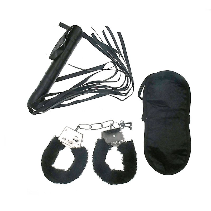 Bachelor Party Game Set Pants Whip Furry Feather Flirting Tickler Dice BDSM Set Eye Blindfold Handcuffs Sex Toys for Hen Night