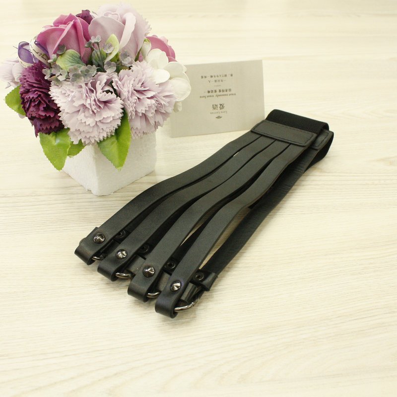 Wide Elastic Stretchy Tummy Belts for Women Luxury Fashion Punk Waistband Vintage Corset Belt