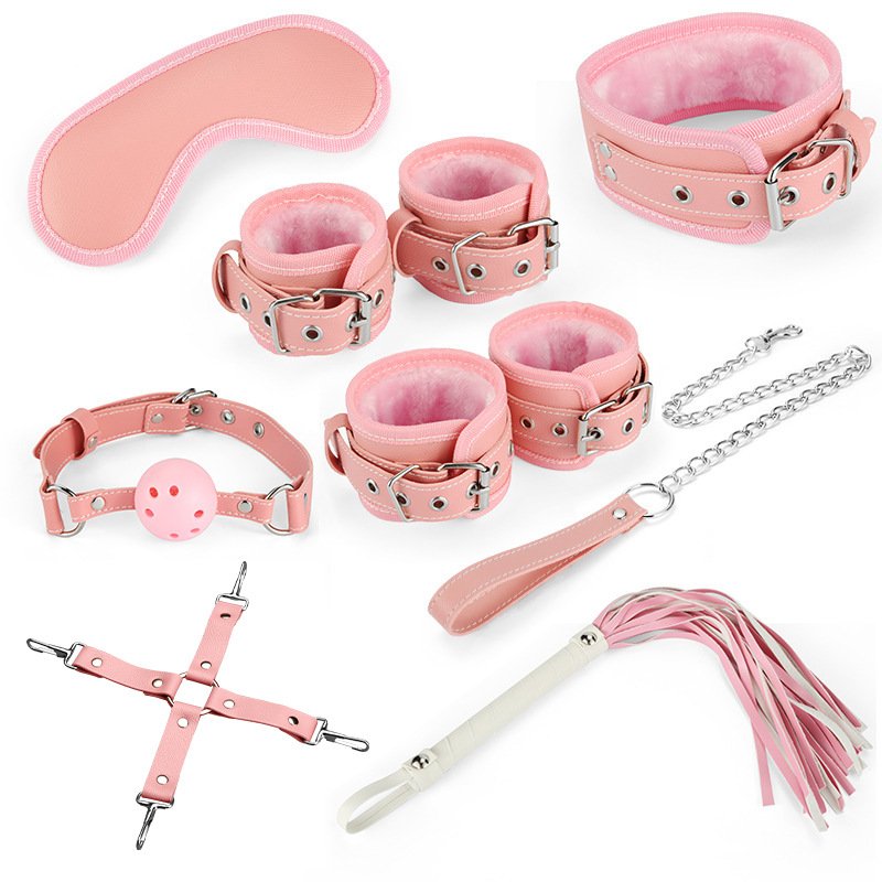 8 pcs Bondage Gear BDSM Restraint Handcuffs Sex Toys for Couples Flirting Adult Slave Game Sex Product sex toys for men