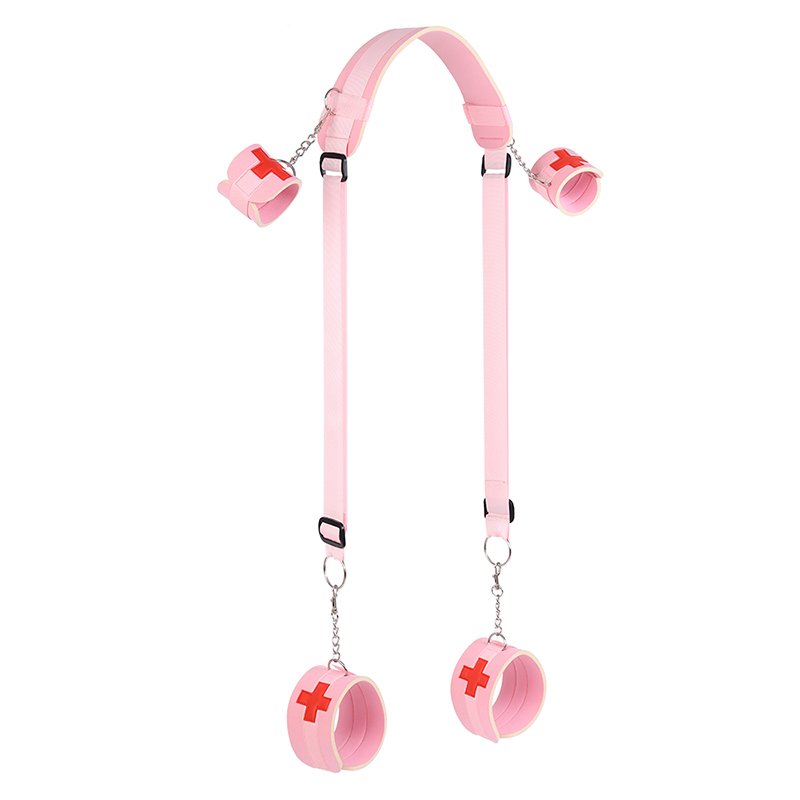 YoungWill Bondage BDSM Adult Toy with Leather Handcuffs Adult Flirting Slave Role Play Bondage SM Sex Toy for Couples