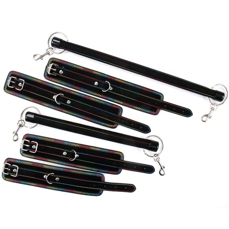 SM Sex Game Bondage Gear BDSM Bondage Open Leg Foot Cuffs Handcuffs Sex Toys for Couples