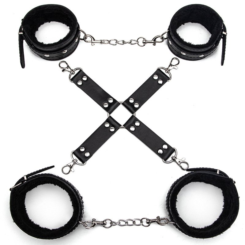 Delove BDSM Bondage Set Slave Sex Toys Couples Ankle Erotic Accessories Sexy Handcuffs Punishment Adult Games Fetish for Woman