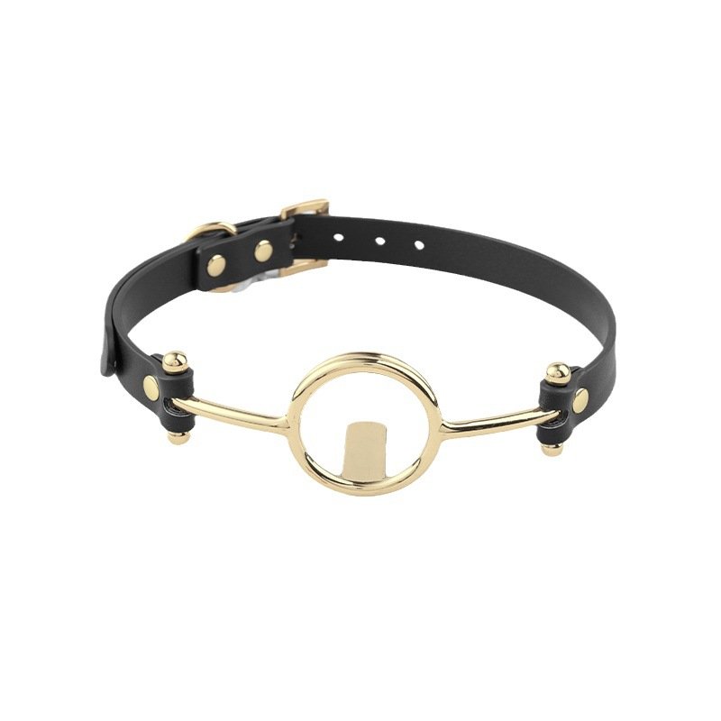SM deep throat mouth ball bite ball O-shaped mouth plug opener mouth gag bondage gear sex toy for couples adult fetish