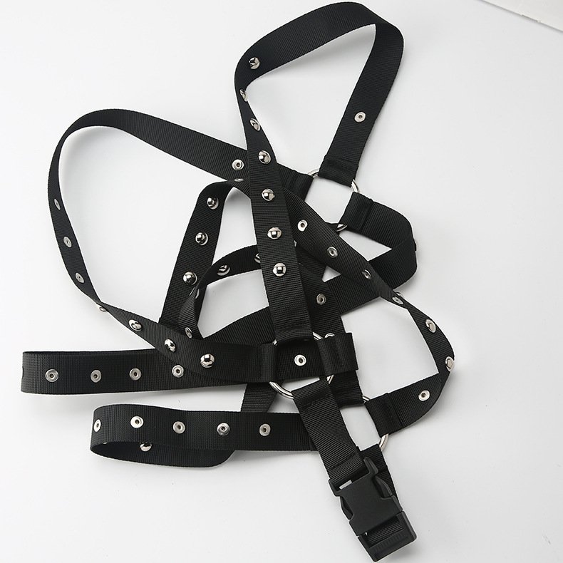 Harajuku Diablo Lolitas Girl Punk Gothic Belt Decoration Jk Waist Chain Bib Chain Christmas gifts