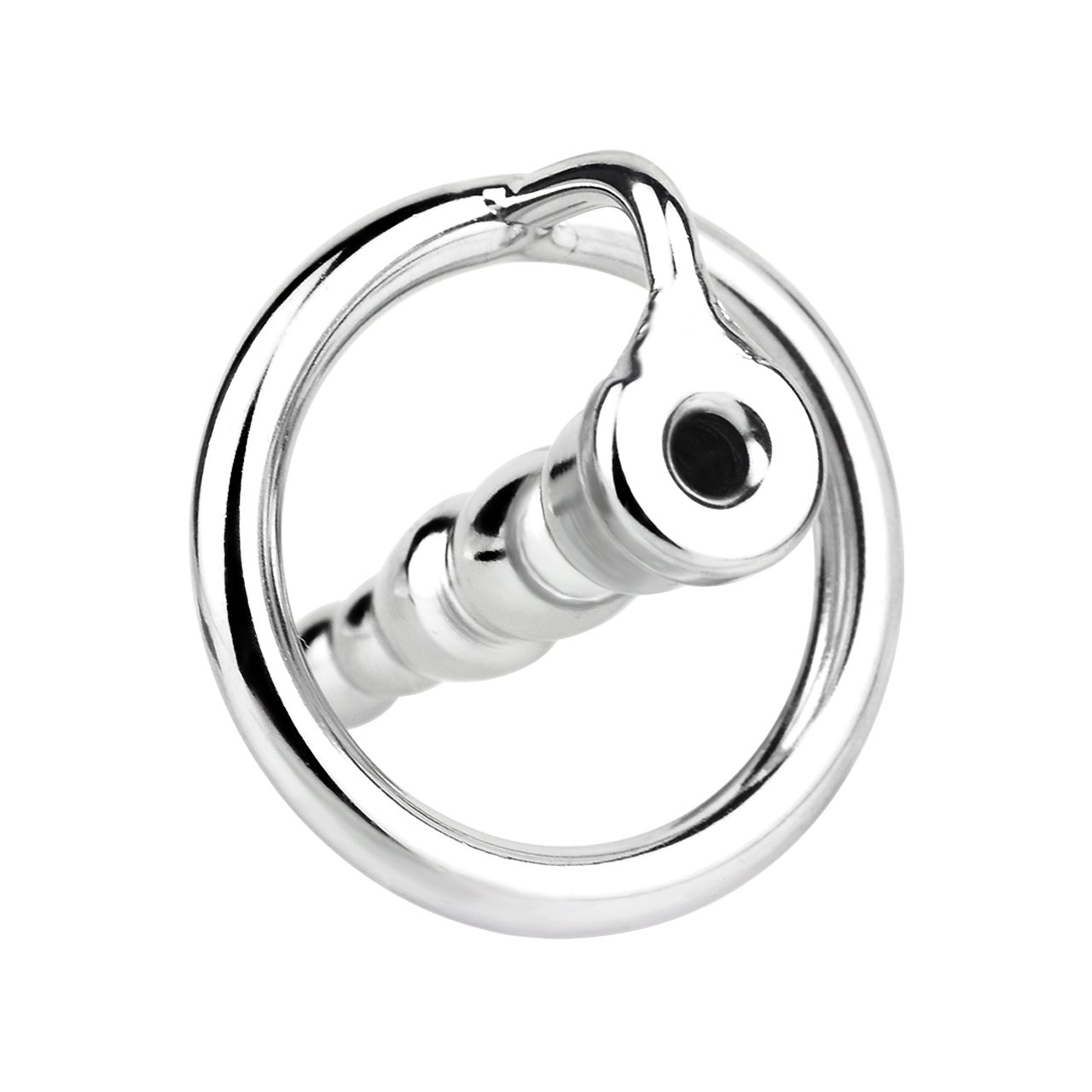 Stainless Steel Male Rooster Ring Weight-bearing Locking Chastity Cock Cage Adult Sex Toys Pene Exercise Scrotal Bondage Gear