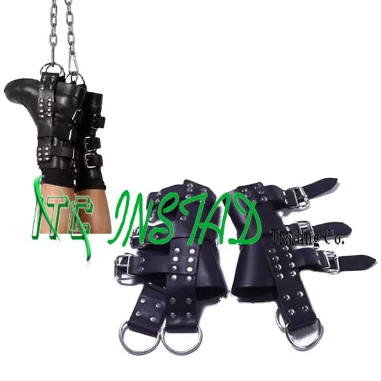 leather fetish feet gear