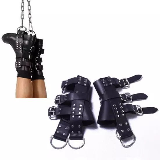 leather fetish feet gear