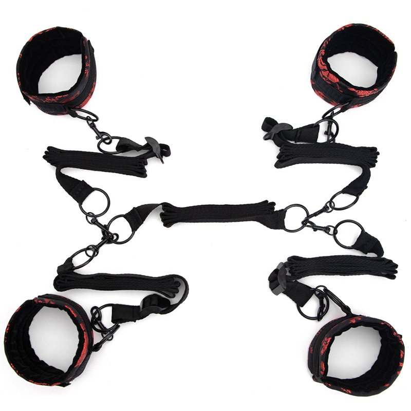 Bdsm Sex Toys Play Handcuff Restraint Sm Kit Shackle Bondage Restraint Set Adult Game Belt Sex Handcuff Sex Toys For Woman Man