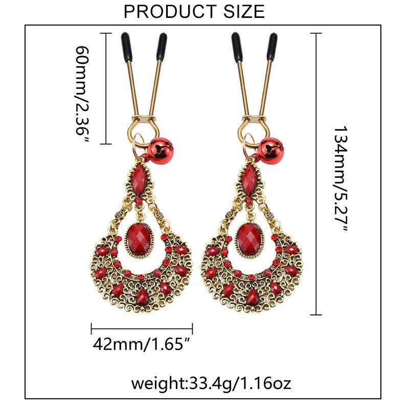Sexy Jewelry Nipple Clamps BDSM Bondage Gear Sex Toys for Women Adult Use Juguetes Sexuales