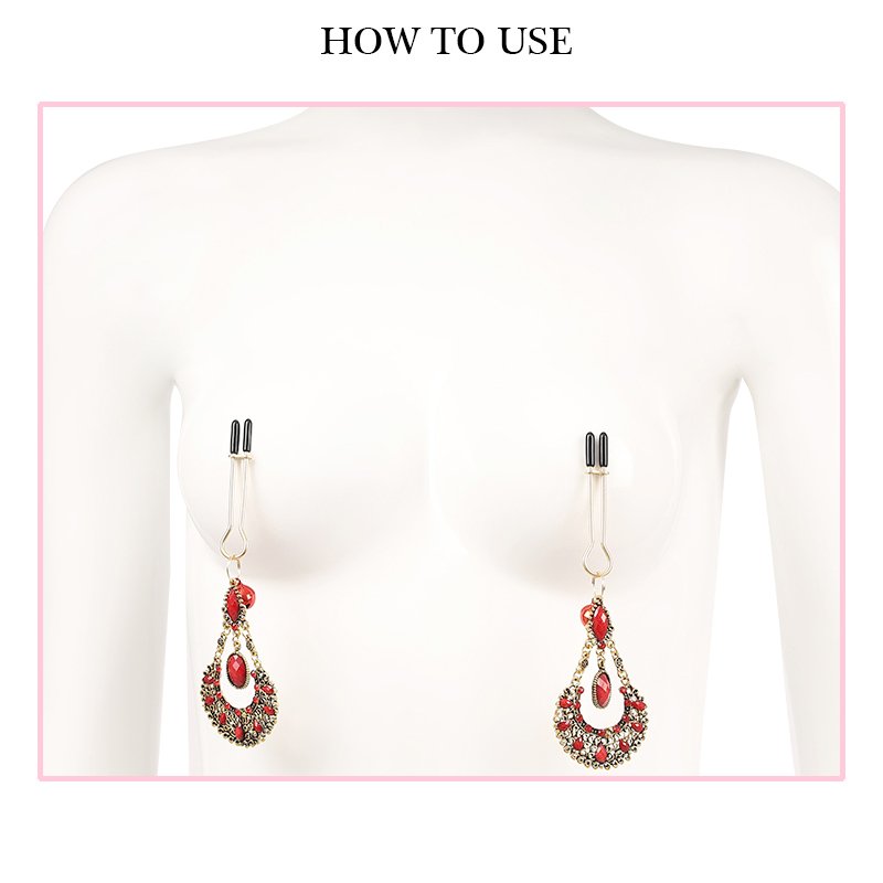 Sexy Jewelry Nipple Clamps BDSM Bondage Gear Sex Toys for Women Adult Use Juguetes Sexuales