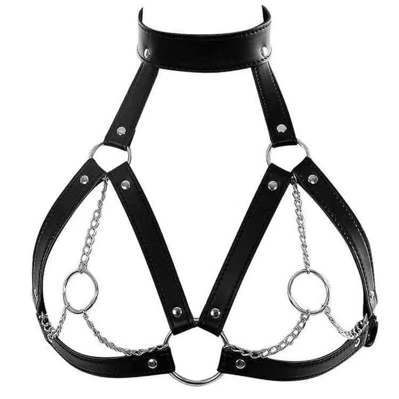 High Quality SM Adult Bondage Femdom Female Sex Toys Leather Chain Bondage Adjustable size Clothes Women Sex Outfit Bondage Gear