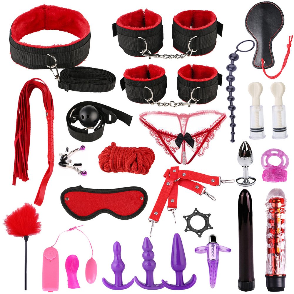 BDSM 26 Bondage Gear Adult Gay Erotic Couples Accessories Sexy Handcuffs Collar Adult Games Fetish for Woman