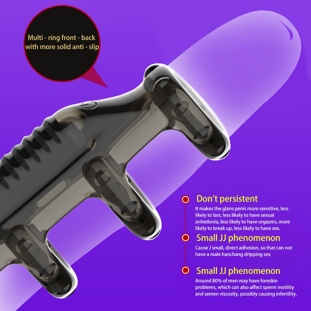 G Spot Stimulator Bullet Vibrator Cock Sleeve Penis Vibrating Ring Ejaculation Delay Strap On Dildo Bondage Gear Sex Shop