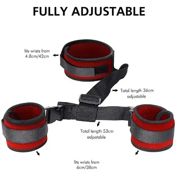 Sexy Bondage Kit Collar Handcuffs For Sex Play Game Blindfold Woman Neck To Wrist Bondage Gear & Accessories Kit