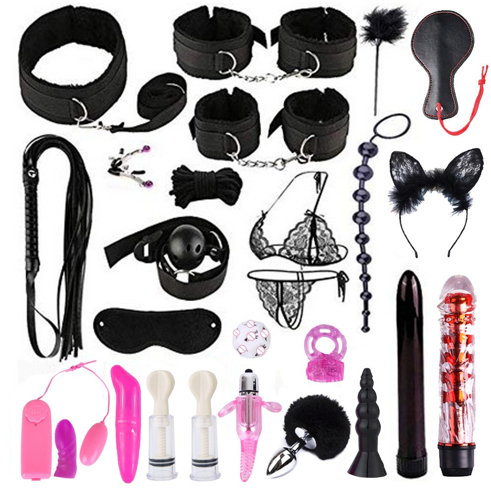 26 Sex Product BDSM Set Bondage Gear PU Leather Fetish for harness belt women