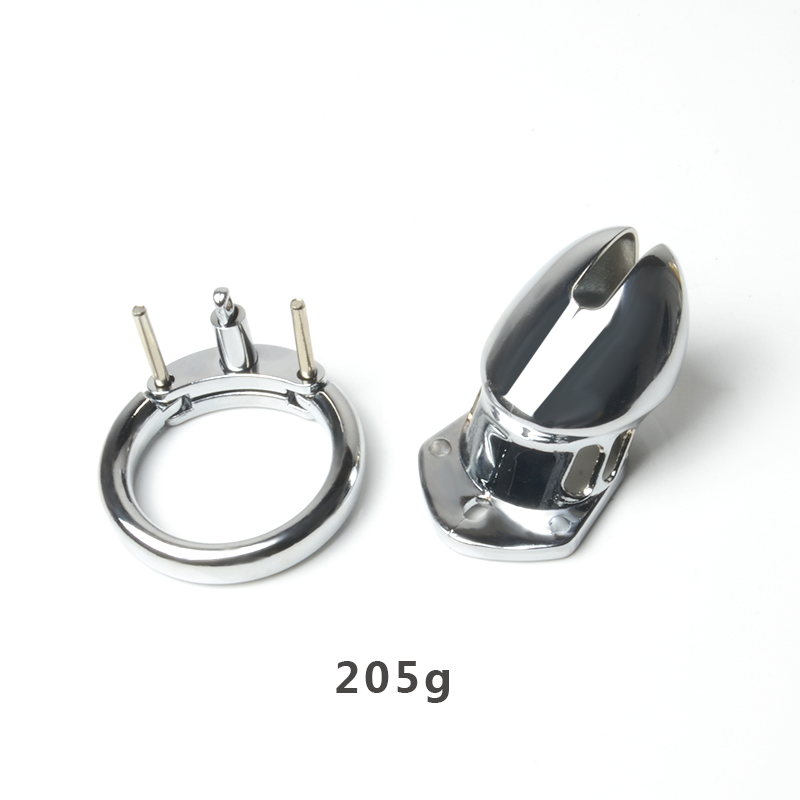 High Quality Metal Chastity Lock for Men Small Size with Three Bases for Couples and Lovers Bondage Gear