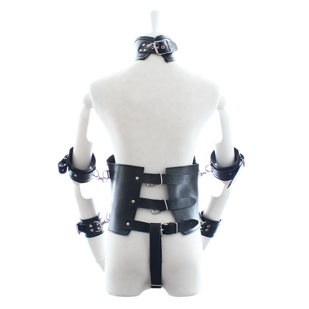 Waist handcuffs Restraint Slave slave handcuffs Adult BDSM Toys Sex Toys Bondage Leather fetish slave sex toys for women bon