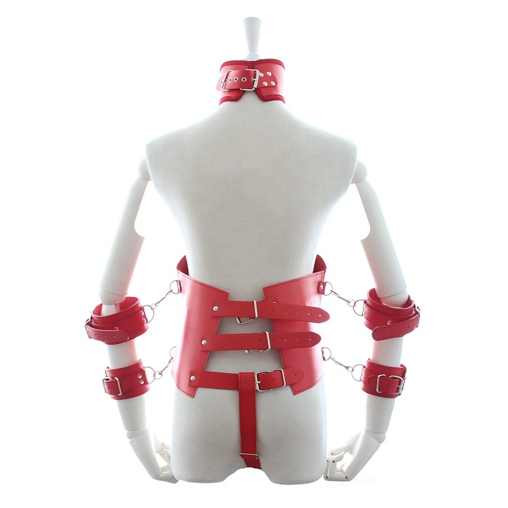 Waist handcuffs Restraint Slave slave handcuffs Adult BDSM Toys Sex Toys Bondage Leather fetish slave sex toys for women bon