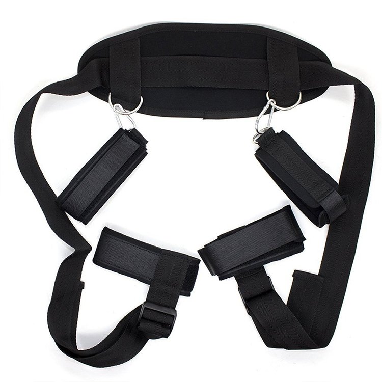 High Quality Bed Bondage Sets SM Adjustable Hand Ankle Cuffs Bondage Restraints Flirting Toy
