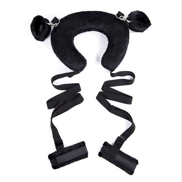 High Quality Bed Bondage Sets SM Adjustable Hand Ankle Cuffs Bondage Restraints Flirting Toy