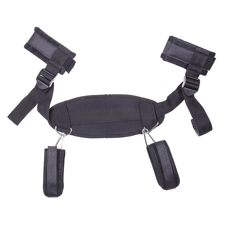 High Quality Bed Bondage Sets SM Adjustable Hand Ankle Cuffs Bondage Restraints Flirting Toy