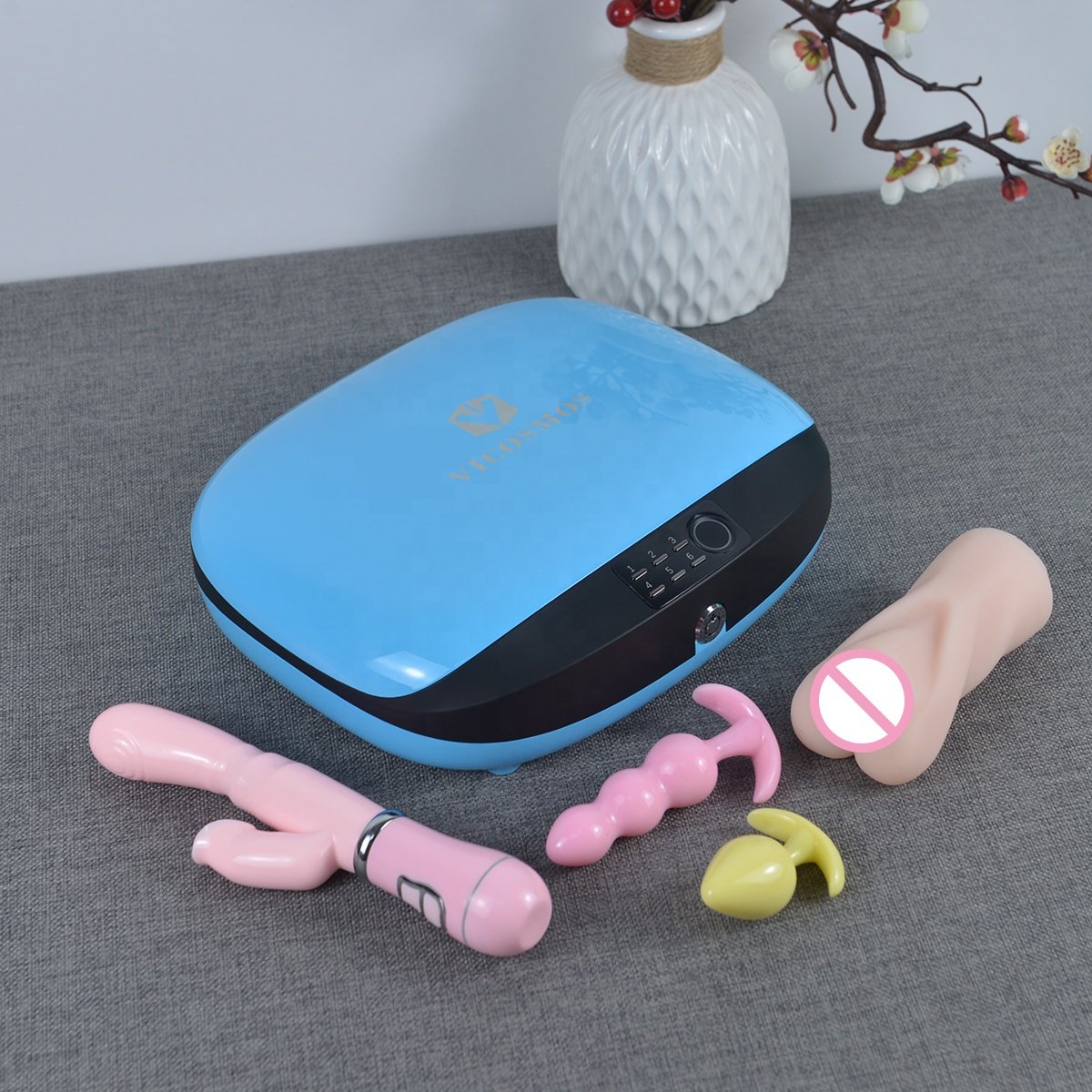 Christmas gift box Sex toys biometric storage case sexual couple products vibrator vagina dildos BDSM gears