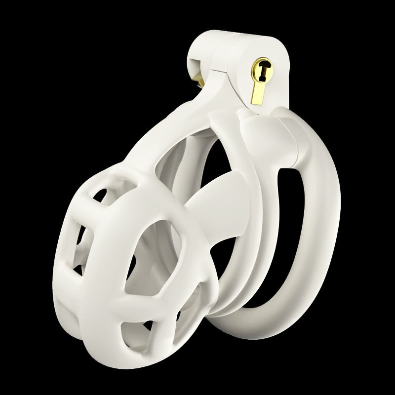 LOVE Sex toy shop 3D printed chastity cage Bondage Gear Lightweight Adult Sex Toy with 5 Sizes Rings Invisible Lock and Key