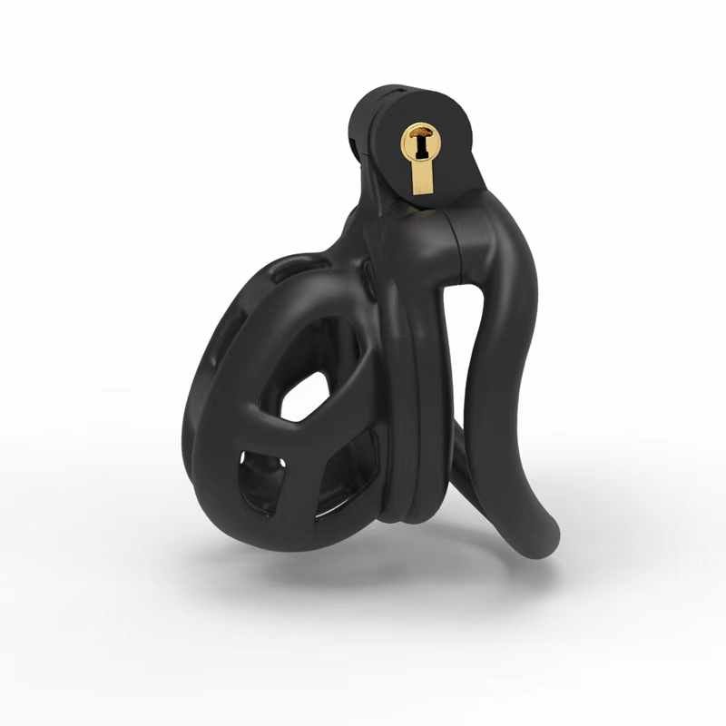 LOVE Sex toy shop 3D printed chastity cage Bondage Gear Lightweight Adult Sex Toy with 5 Sizes Rings Invisible Lock and Key