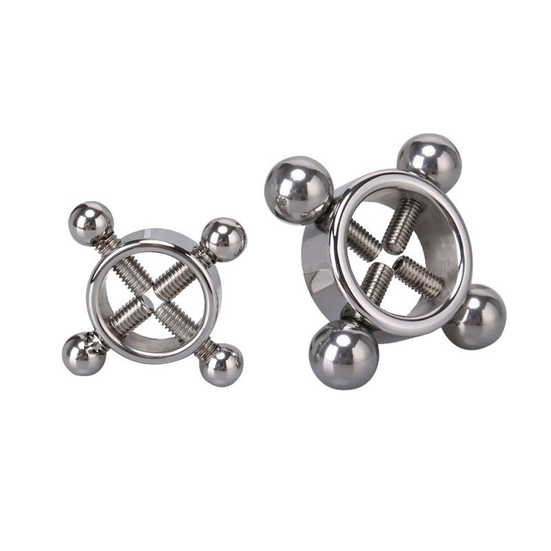 Adjustable Stainless Steel Nipple Clamps for BDSM Adult Sex Toys with Bell Metal Sexy Juguetes Sexuales for SM Type Bondage Gear