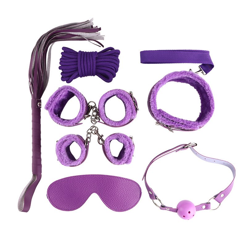Bondage Gear 7 Piece BDSM Sexuel Erotic for Couples Sex Furniture Set Adult Sex Toy Bondage Kit SM Product sex toys